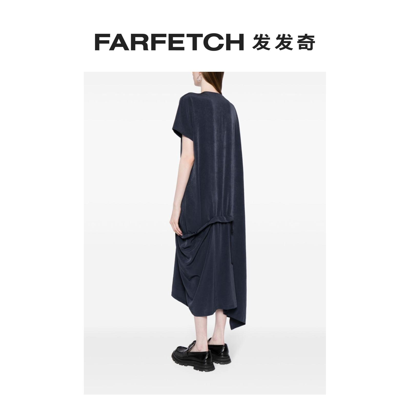 Y'S女士round-neck button-detailing dressFARFETCH发发奇 - 图2