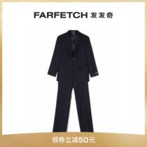 Ralph Lauren childrens Trapezoidal Flip Collar Single Row Buttoned Suit Suit FARFETCH Hair Chic