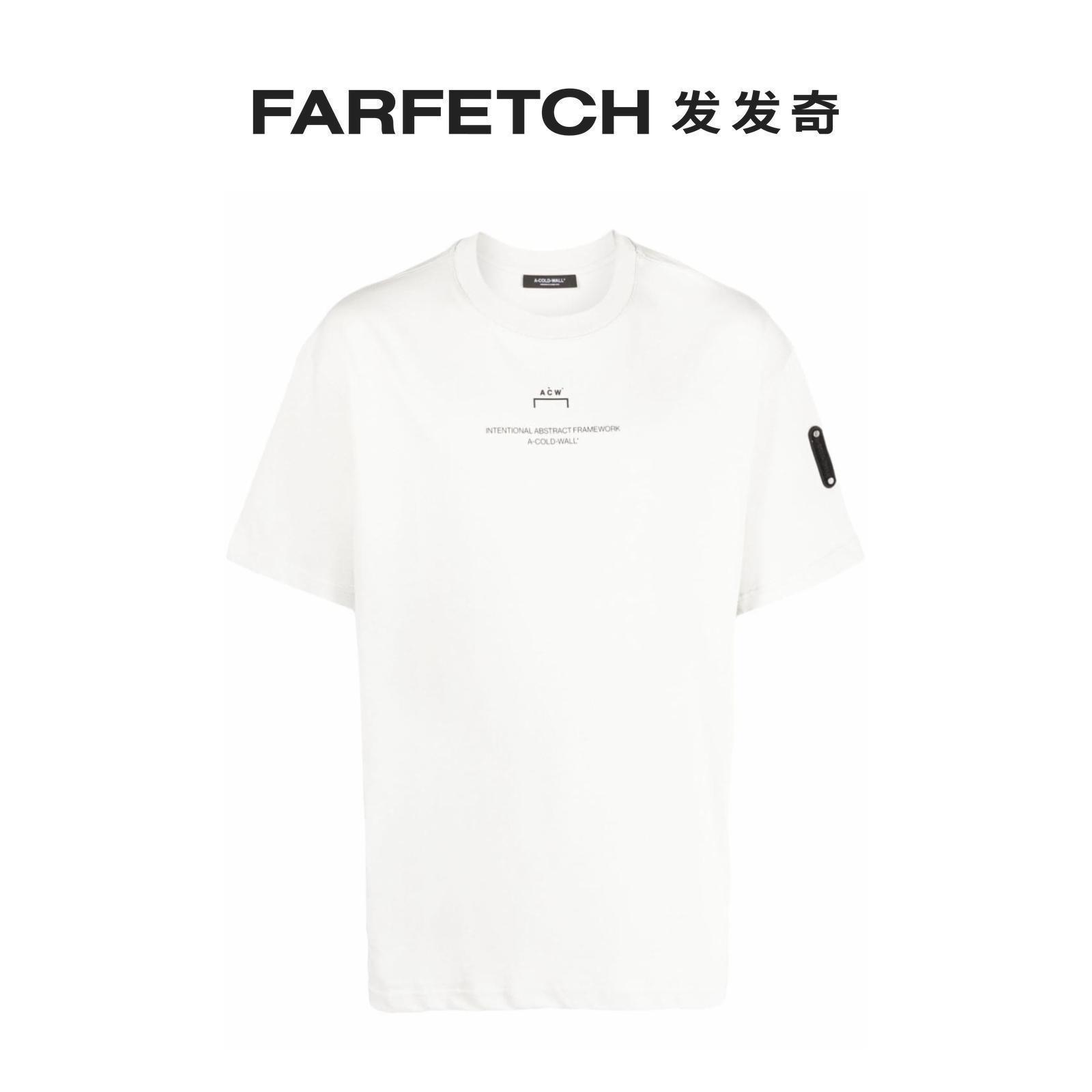 [Final Sale]A-Cold-Wall*男士logo印花短袖T恤FARFETCH发发奇 - 图0