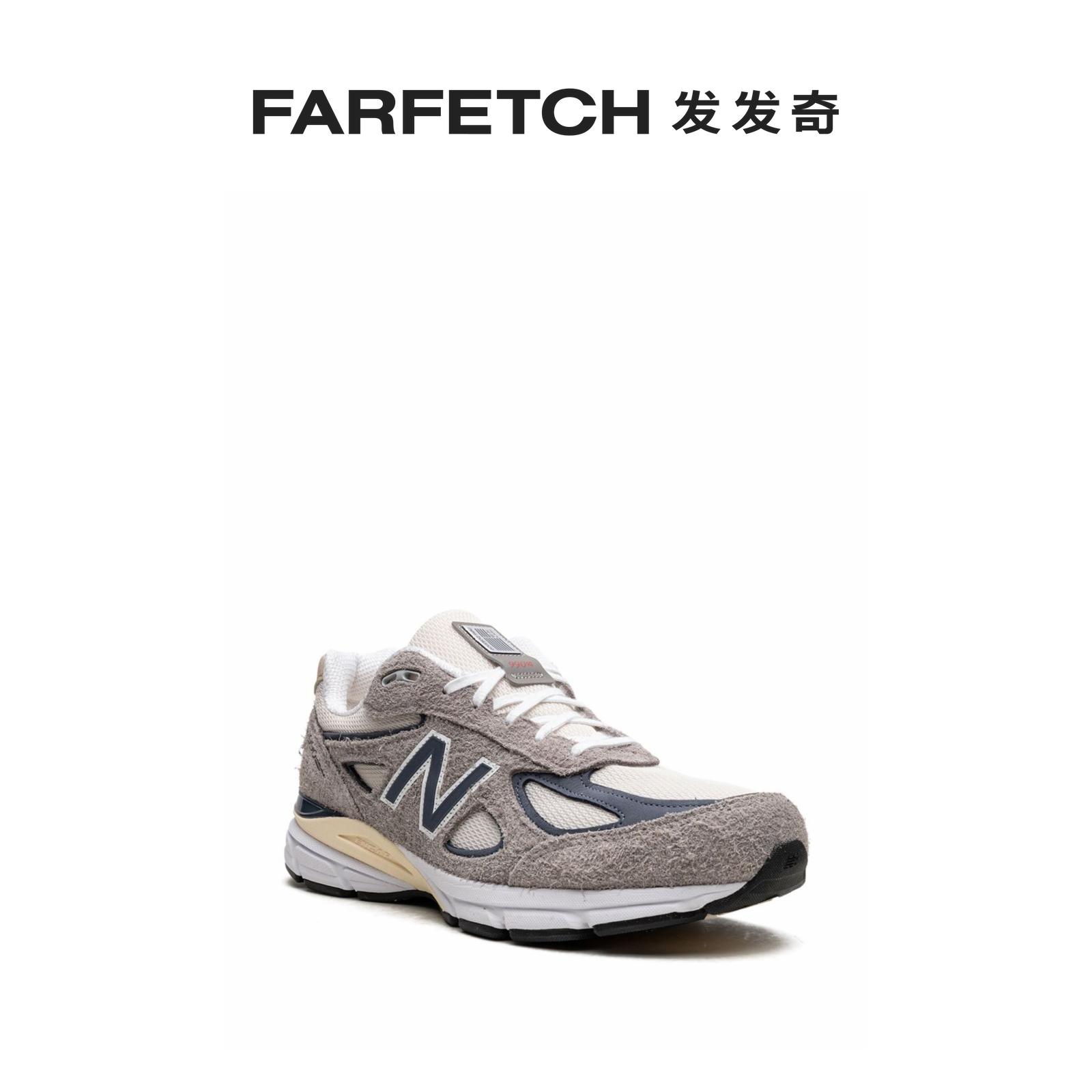 New Balance男女通用990v4 Made in USA - Grey/Navy 运动鞋 - 图0