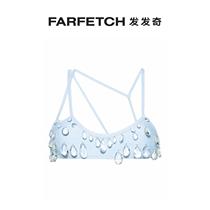 Lady Gcds Sita crystal decorated with FARFETCH hair chic on bikini