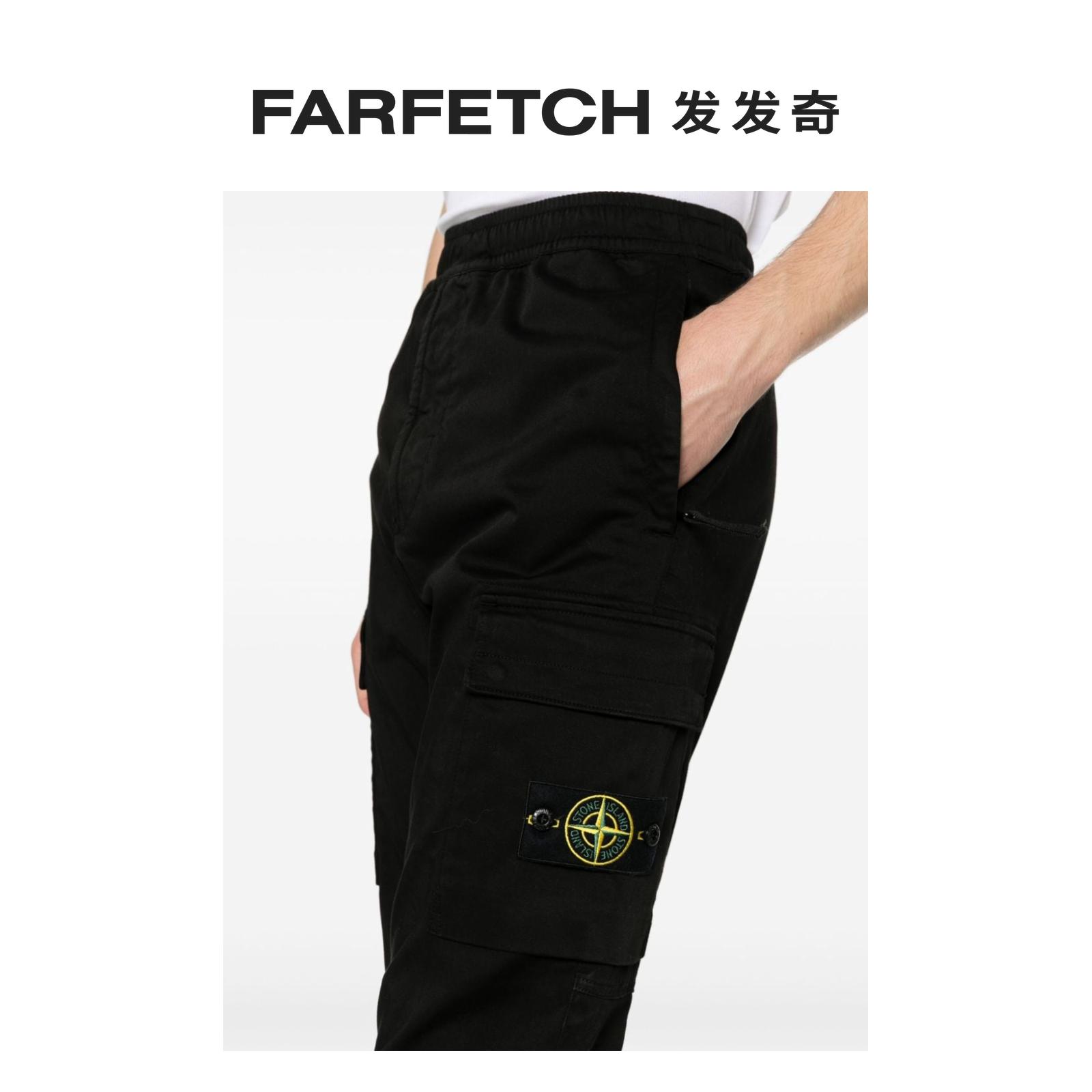 Stone Island男士罗盘徽章运动裤FARFETCH发发奇 - 图3