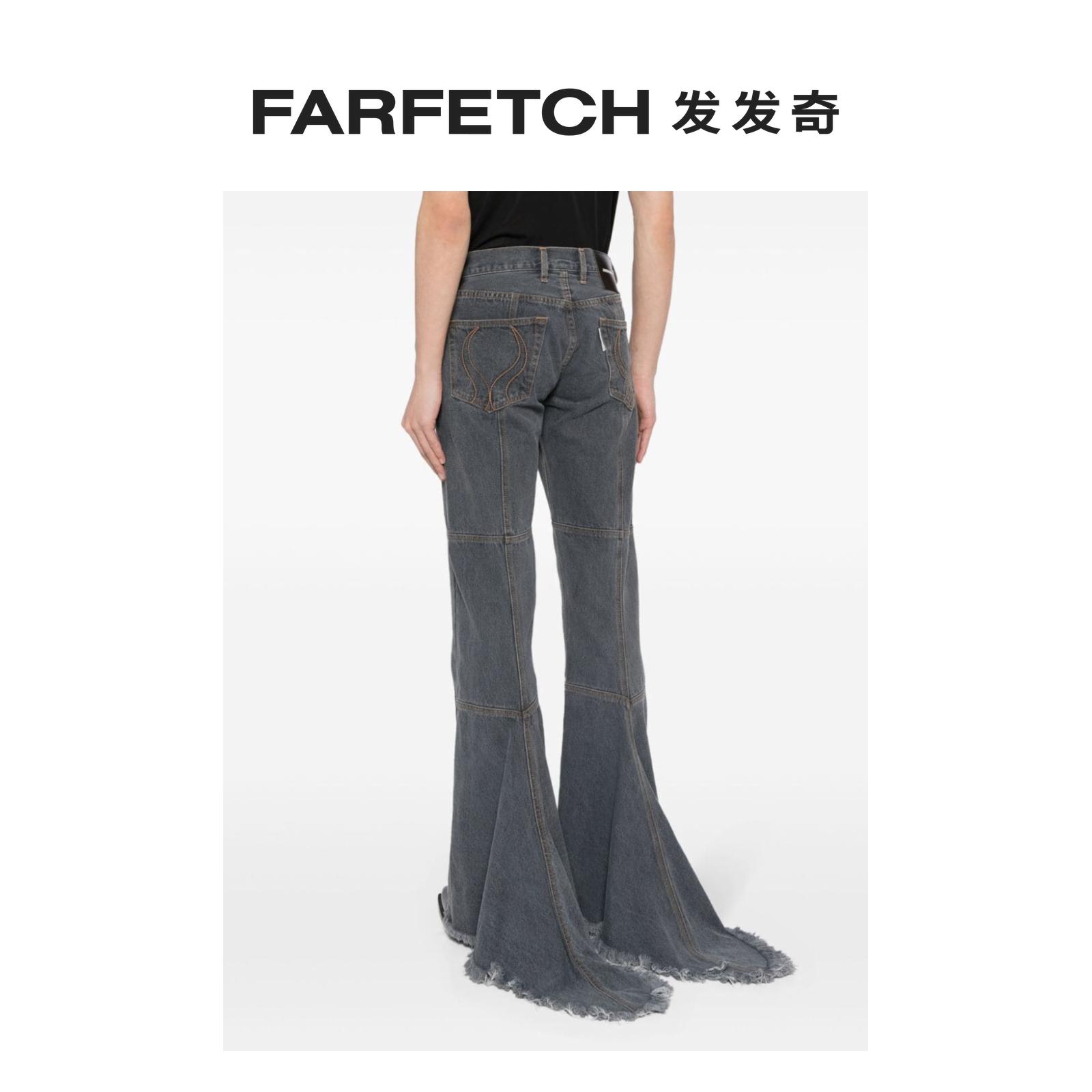 [Final Sale]JORDANLUCA男士Sedit 喇叭牛仔裤FARFETCH发发奇 - 图2