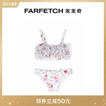 Monnalisa Child Clothing Floral Printed Lotus Leaf Side Bikini Suit FARFETCH Hair Chic