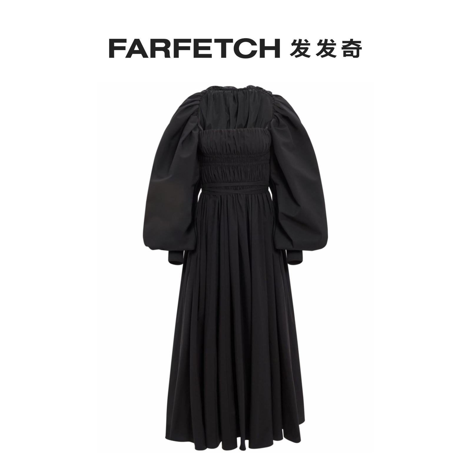 Altuzarra女士Andrea 褶饰A字连衣裙FARFETCH发发奇 - 图0