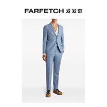 Etro Mens Signet Single Row Buttoned Suit Suit FARFETCH Hair Chic