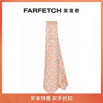 Kiton mens blade printed real silk tie FARFETCH hair chic