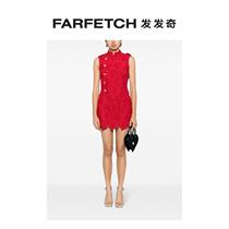 Lady Self-Portrait Lady Floral Convex Lace Mini One-piece Dress FARFETCH Hair Chic