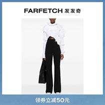 Ms Sportmax lady Olea straight up West pants FARFETCH Fat Chic