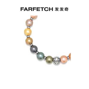 Nialaya Jewelry男士淡水珍珠缀饰抛光手链FARFETCH发发奇