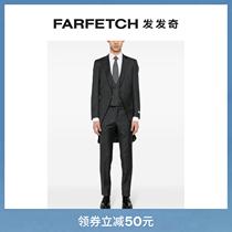 Canali mens single row of buttoned wool suits FARFETCH Fat Chic