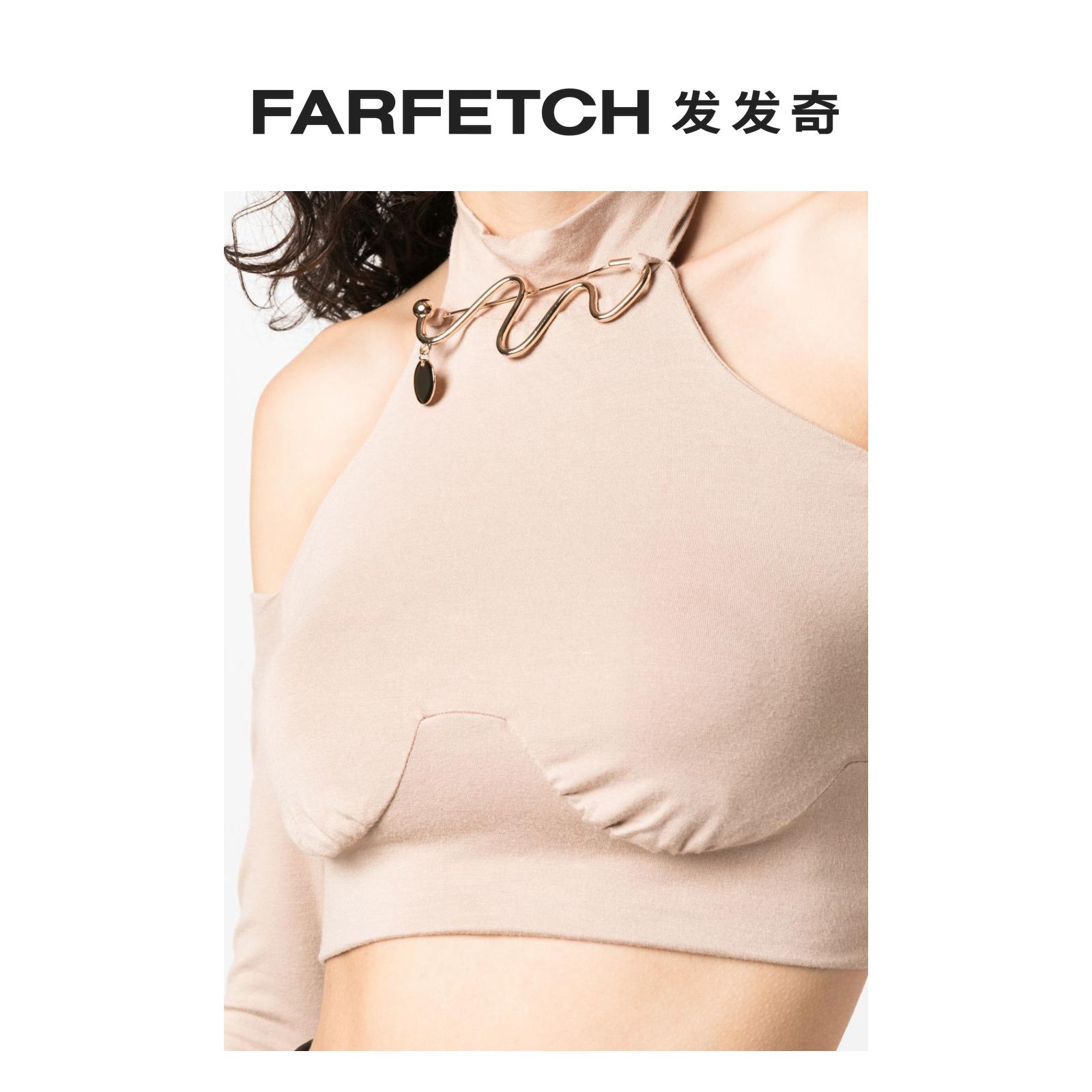 CONCEPTO女士Bar 别针高领短款上衣FARFETCH发发奇 - 图3