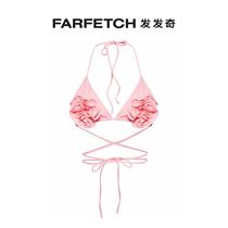 Lady Magda Butrym floral appliqué with a FARFETCH haircut on a bikini