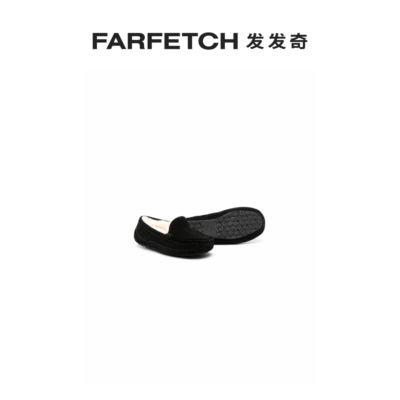 Ugg童装皮毛一体衬里绒面皮乐福鞋FARFETCH发发奇