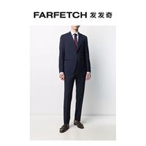 Caruso Mens Single Row Buttoned Suit Suit FARFETCH Hair Chic