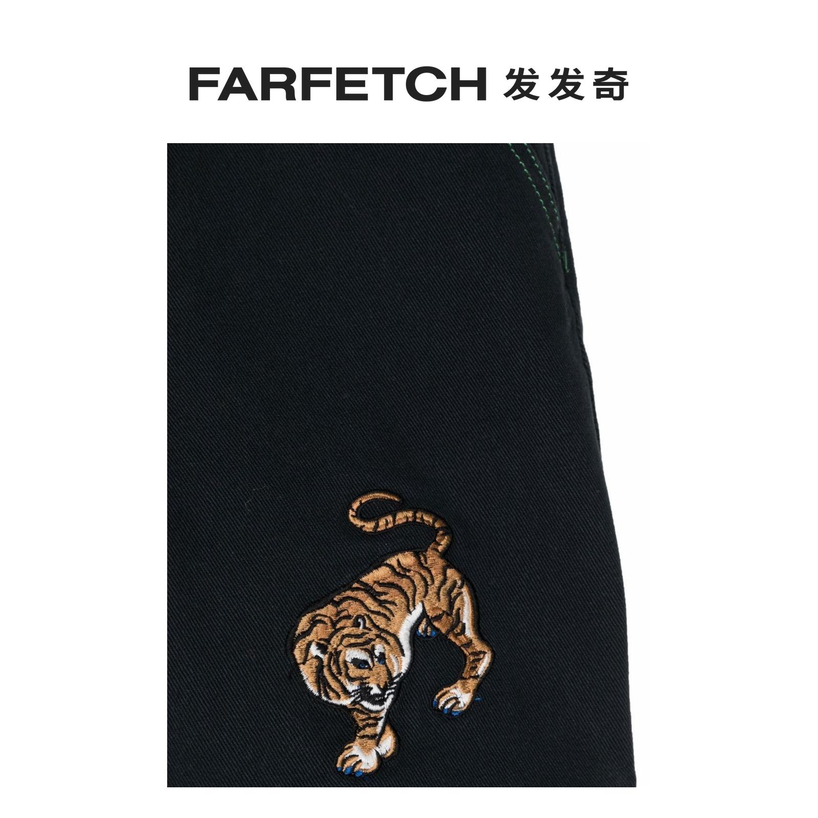 [Final Sale]KENZO童装Tiger及膝牛仔短裤 FARFETCH发发奇-图1