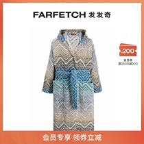 Missoni Home Men and women General Z-shaped patterned printed towel cloth bathrobe FARFETCH Fat Chic