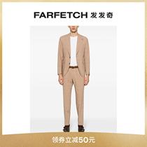 Tagliatore Mens Wales Prince of Wales Grey Single Row Buttoned Suit FARFETCH Hair Chic