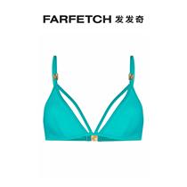 Lady Moschino Logo Signage V collar bikini load FARFETCH Fat Chic