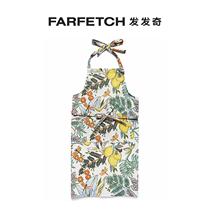 Double J Botanical printed apron with FARTCHCH hair chic