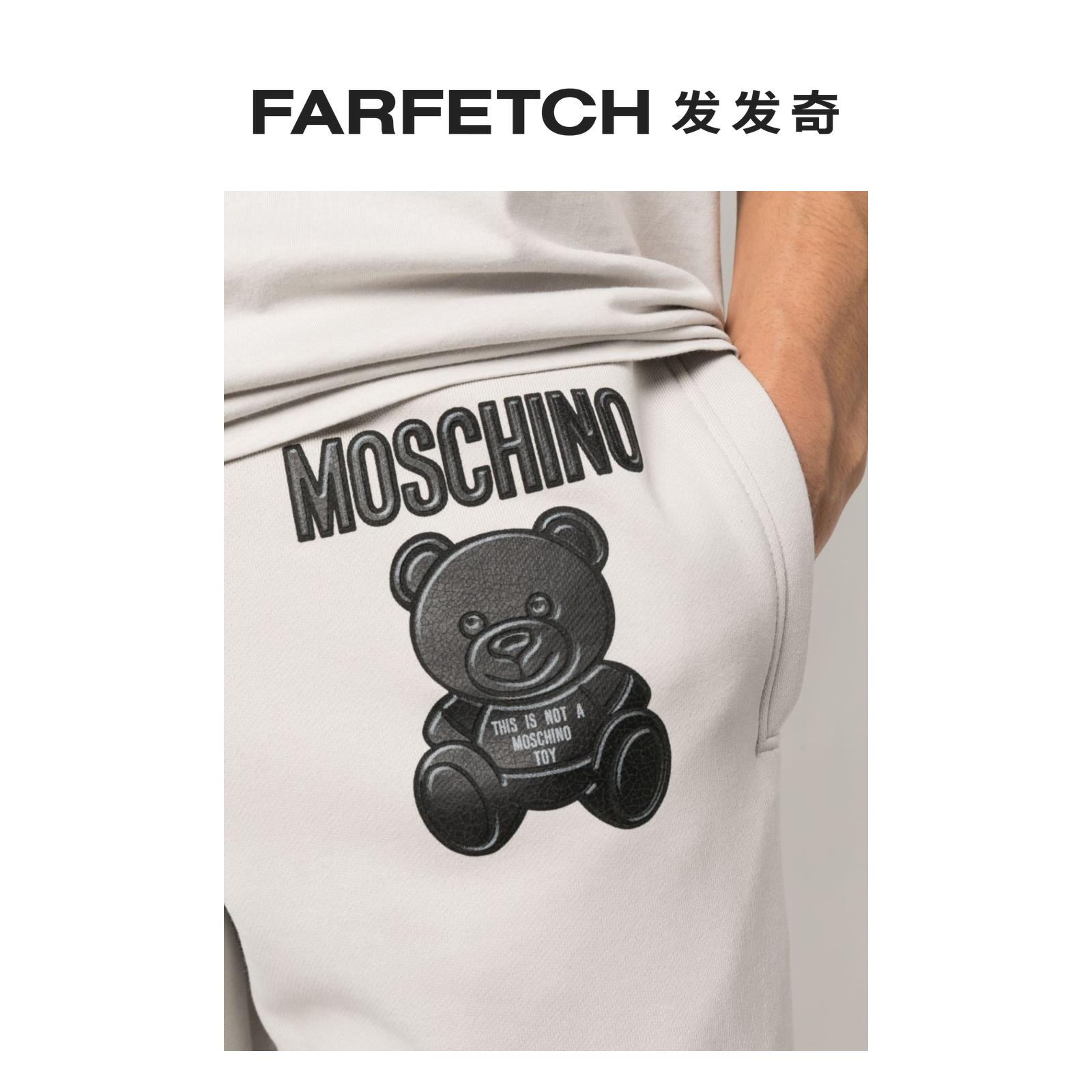 Moschino男士Teddy Bear印花运动裤FARFETCH发发奇-图3