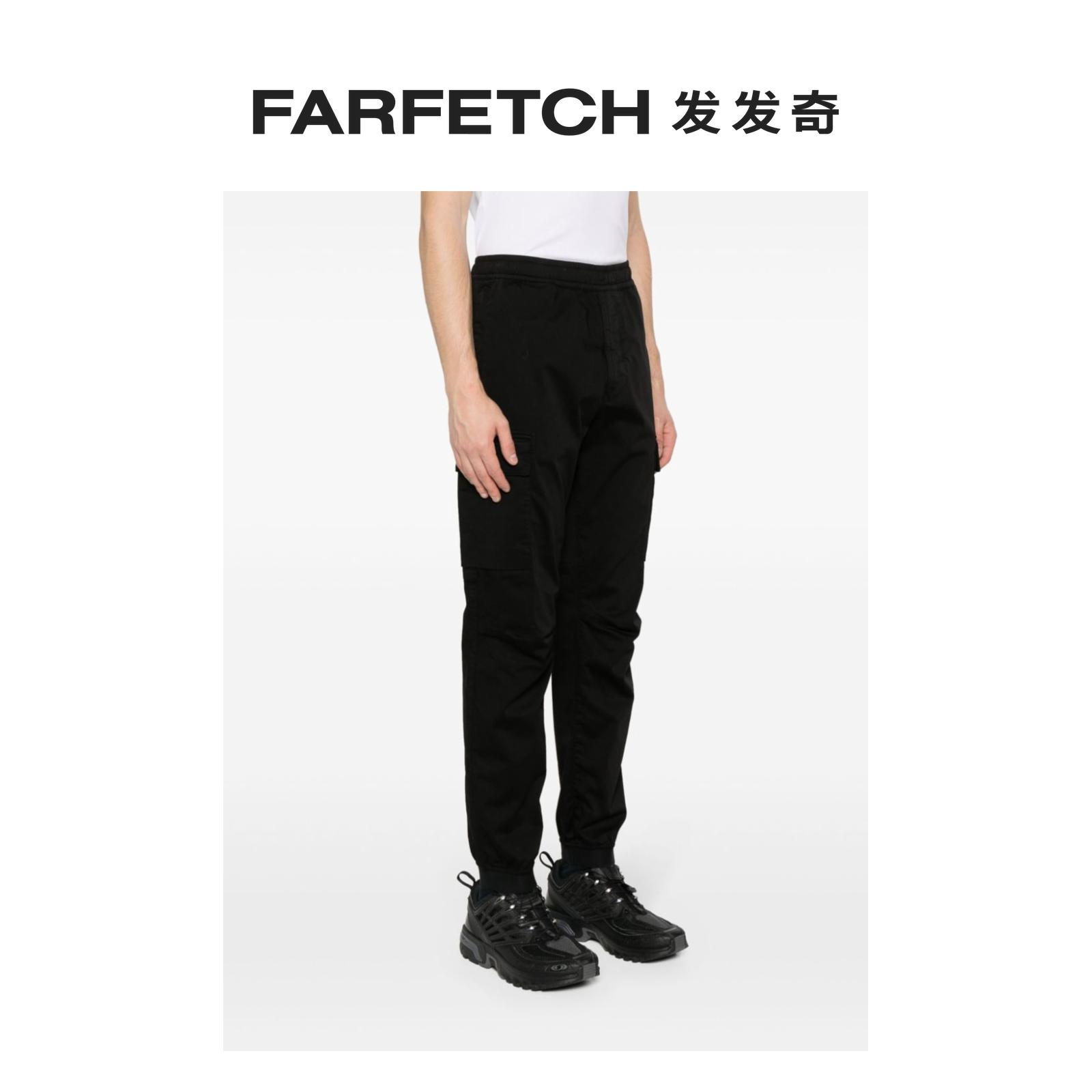 Stone Island男士罗盘徽章运动裤FARFETCH发发奇 - 图1