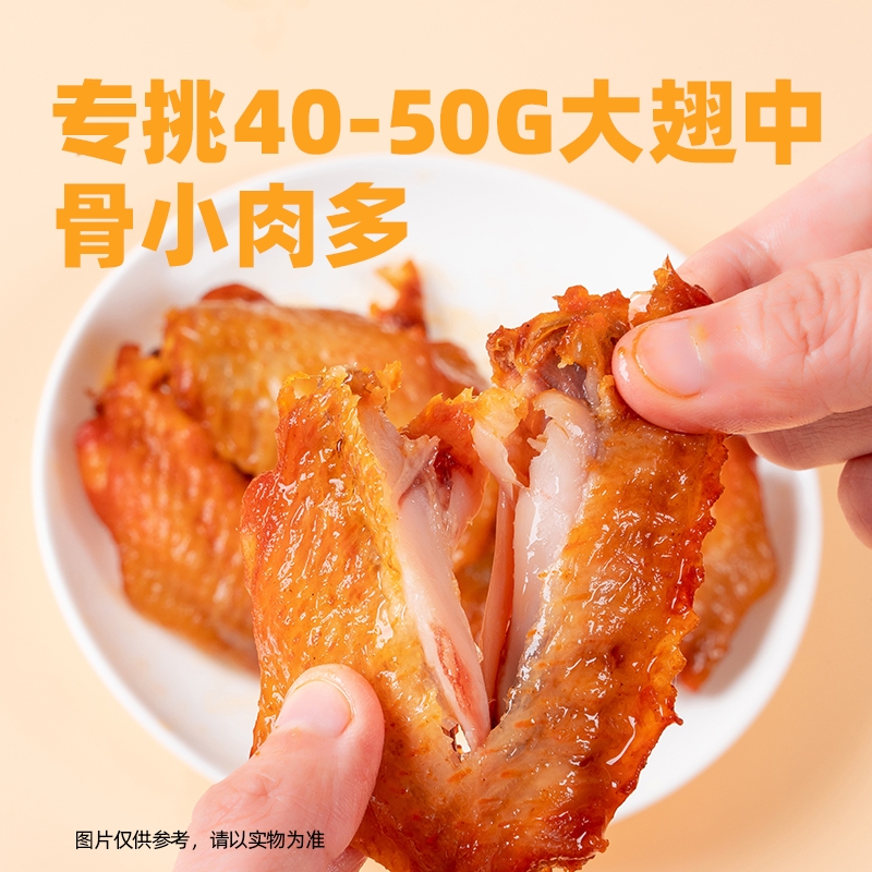 【好物体验专享】味知香半成品菜冷冻快手菜奥尔良烤翅300gx2 - 图1