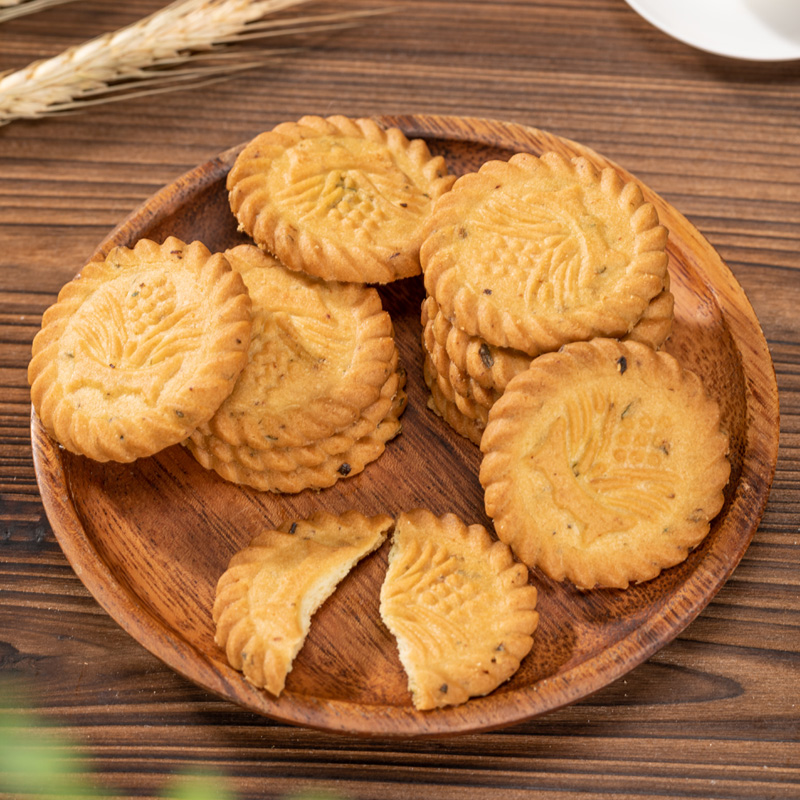 上海万年青无糖精饼干咸味香葱早餐中老年零食糖尿人专用孕妇食品 - 图2