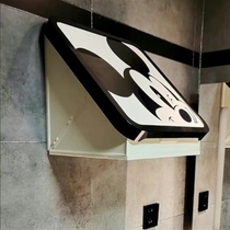 Bathroom clean clothes placement of foldable waterproof containing box toilet shelve free of perforated storage cabinet wall-mounted