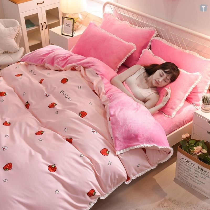 儿童被罩1M20x150M加绒单面一米五被套1米5的160x210绒150x2。 - 图3