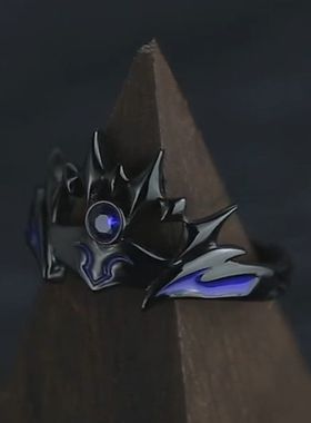 鸢一折纸救世魔王镀银戒指动漫