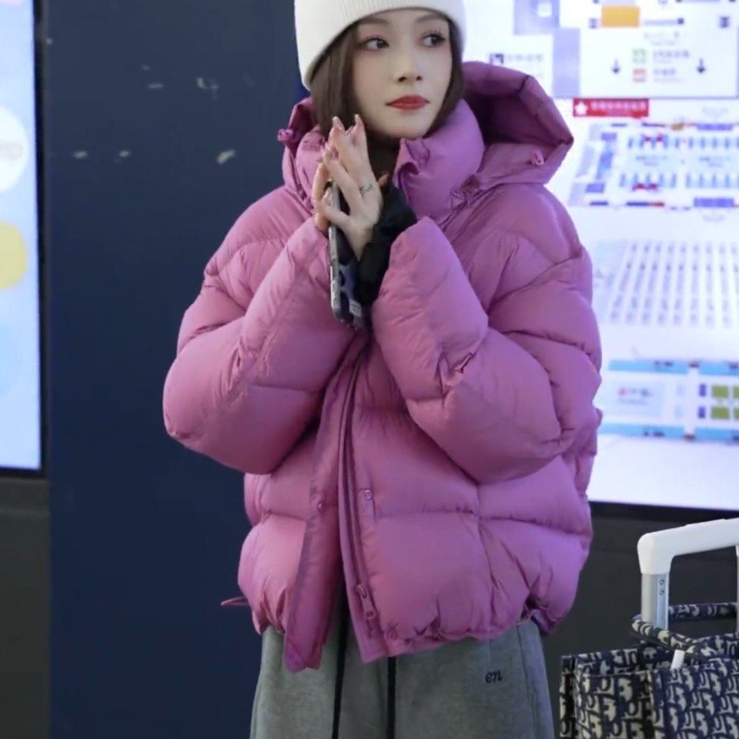 韩系泡芙龟背连帽棉服女2025冬季新款宽松显瘦加厚保暖棉衣外套潮,淘宝优惠券,粉丝福利购,淘宝优惠卷