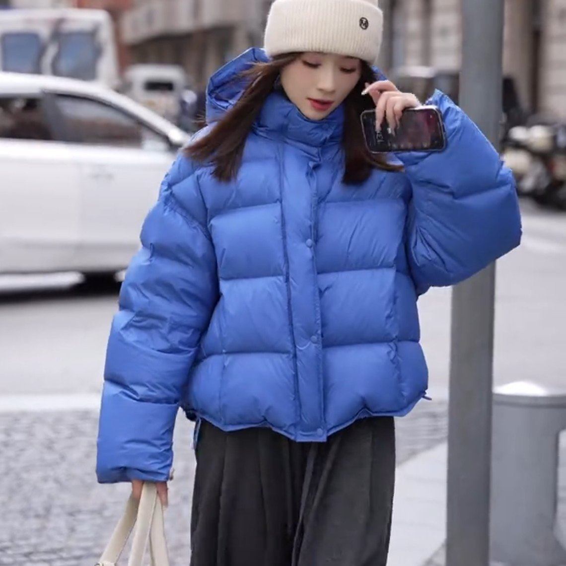 韩系泡芙龟背连帽棉服女2025冬季新款宽松显瘦加厚保暖棉衣外套潮,淘宝优惠券,粉丝福利购,淘宝优惠卷