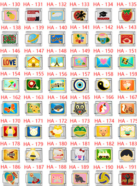 意大利魅力模块手链 不锈钢滴油手工自由搭配拼接diy男女通用手环