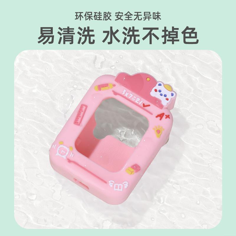 适用小天才儿童电话手表D2/Q1A新款卡通印花挂脖表套Z8/Z8少年版 - 图2