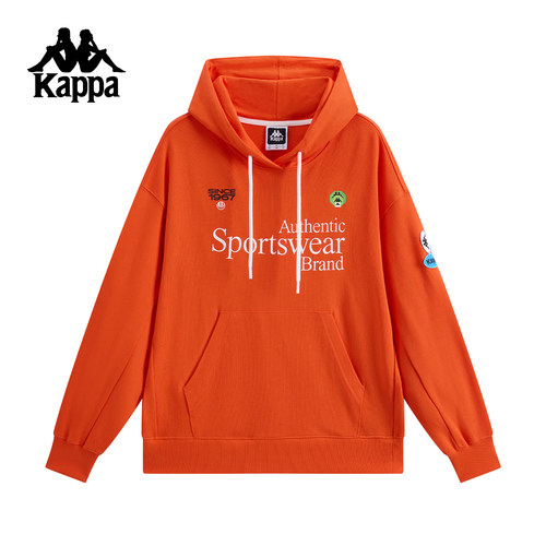 Kappa卡帕背靠背运动卫衣女2025新款秋季连帽套头衫休闲上衣女潮 - 图3
