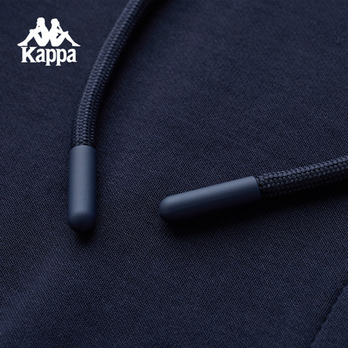 kappa卡帕背靠背针织开身帽衫女2025秋季新款运动服连帽上衣外套 - 图0