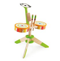Hape Mini Frame Subdrum 3-6 Year Old Baby Early Melody Male Girl Child Wooden Puzzle Toy