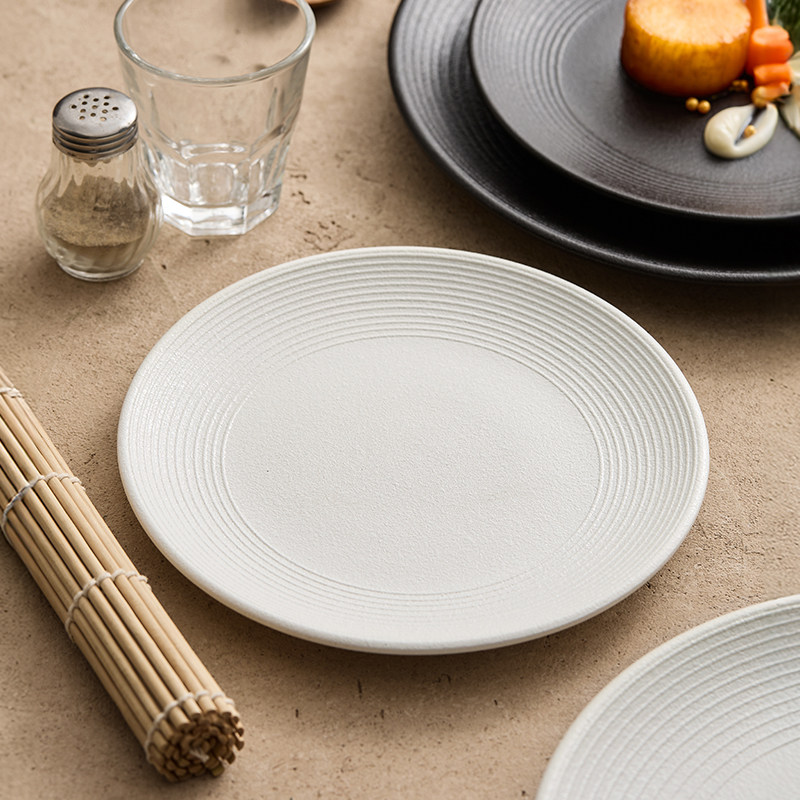盘子家用菜盘牛排盘浅盘高级感磨砂意面盘西餐盘日式餐盘酒店餐具,淘宝优惠券,粉丝福利购,淘宝优惠卷