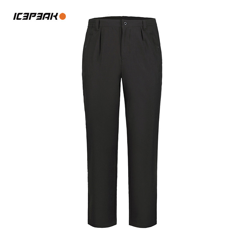 ICEPEAK艾斯匹克2025春秋新品男户外徒步露营小脚长裤吸湿速干裤,淘宝优惠券,粉丝福利购,淘宝优惠卷