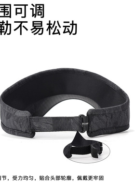 空顶帽男款户外运动跑步遮阳帽子