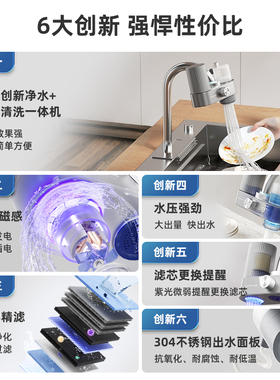厨房必备精选】净水+起泡二合一