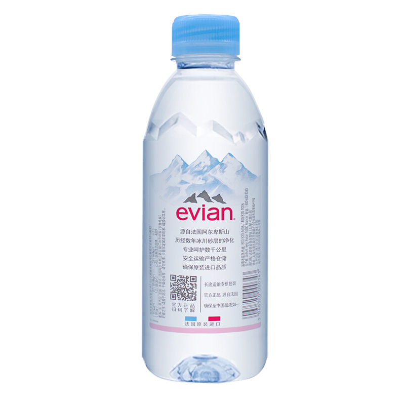 法国进口依云矿泉水330整箱24瓶儿童小瓶装水evian大瓶天然饮用水 - 图2