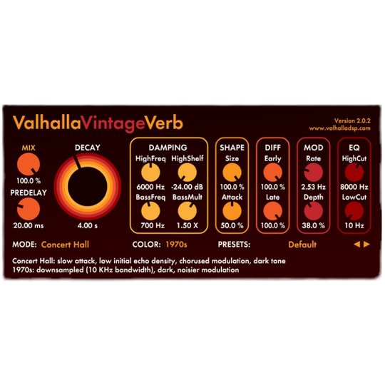 2025新版Valhalla DSP瓦哈拉全套效果器延迟混响混音插件Win/Mac