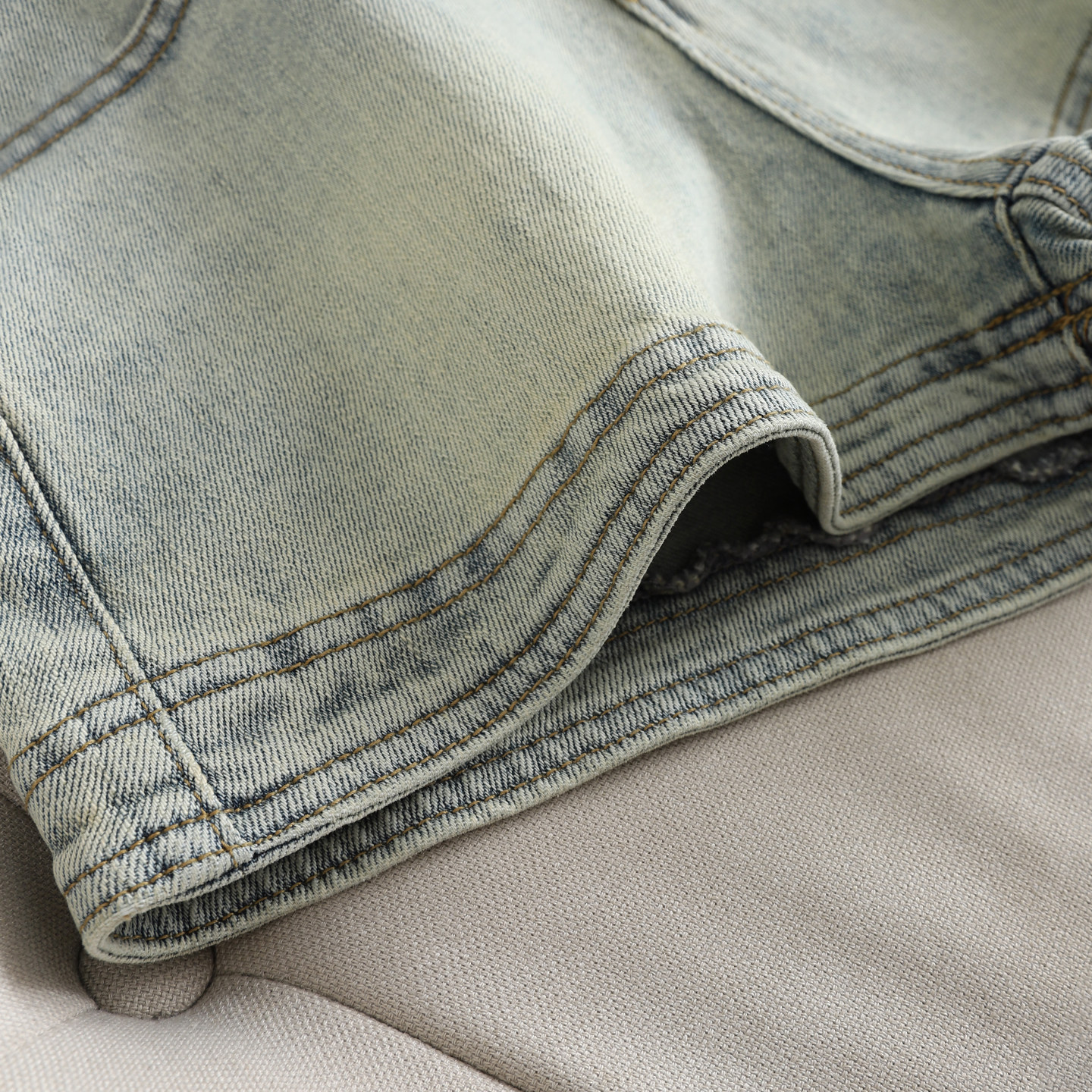 拉夏贝尔美式辣妹做旧复古牛仔裤短裤女夏季a字包臀高腰显瘦热裤,淘宝优惠券,粉丝福利购,淘宝优惠卷