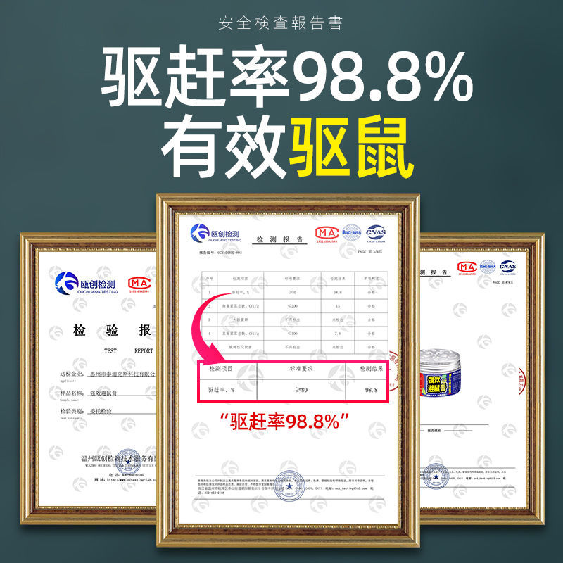 【范围无老鼠】强效避鼠膏驱鼠神器老鼠驱赶神器老鼠神器农田专用 - 图1