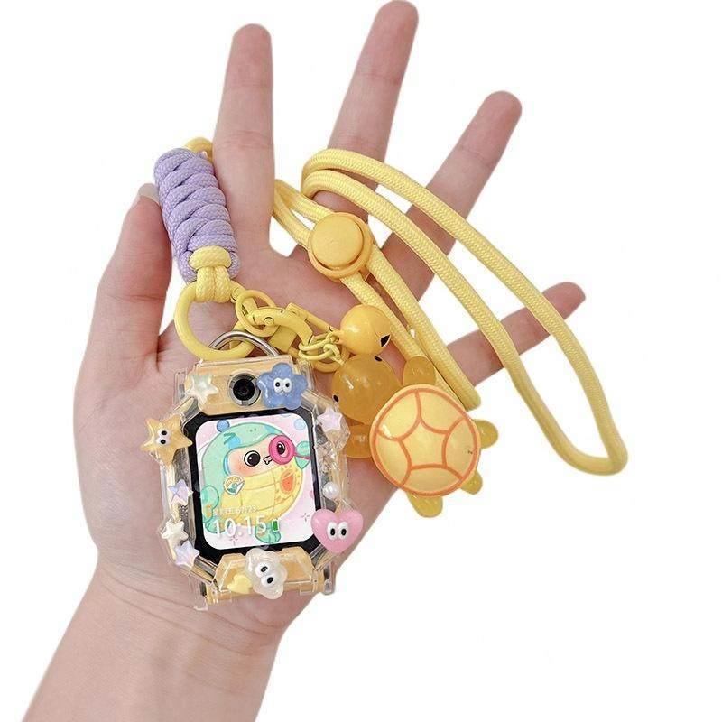 适用华为TGR-L10儿童手表5表带4X/3S表链5pro挂脖绳可爱保护壳套 - 图3