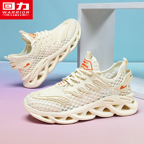 回力夏季女鞋2026新款透气薄款网面镂空运动超轻软底防臭大码网鞋 - 图0