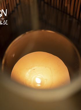 御三泥木质手提灯笼绳编竹编烛台夜灯烛光晚餐厅乡村摆件拍照道具