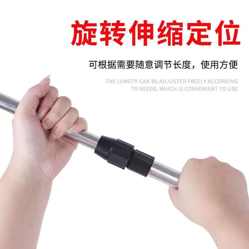 高层勾衣服神器楼下掉衣服勾衣器多功能不锈钢伸缩户外用钩衣神器 - 图1